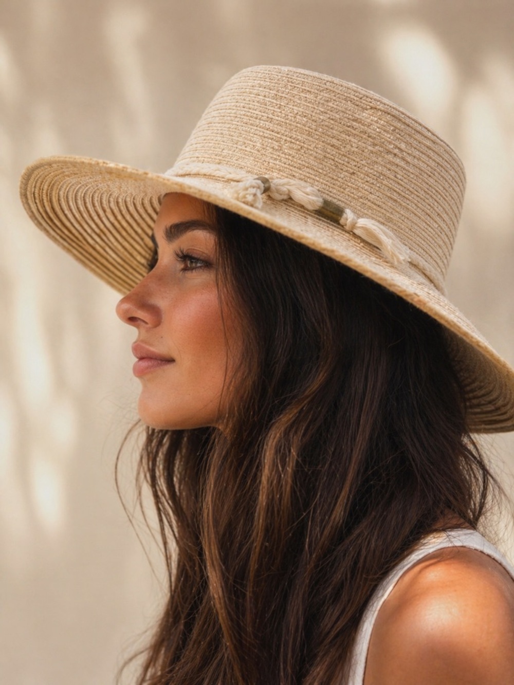 Saks Fifth Avenue Women's Braided Raffia Sun Hat - Natural Beige
